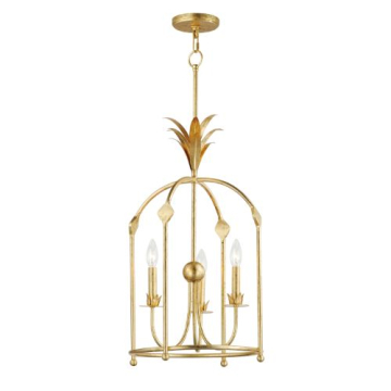 Maxim Lighting Paloma 3-Light Foyer Pendant - 120V - Gold Leaf