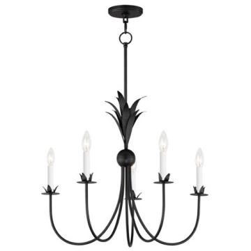 Maxim Lighting Paloma 5-Light Chandelier - 120V - Anthracite