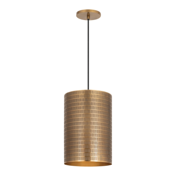 Maxim Lighting Shaka 1-Light Pendant - 120V - Weathered Brass