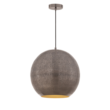 Maxim Lighting Aurelia 14" 1-Light Pendant - 120V - Pewter