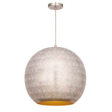 Maxim Lighting Aurelia 20" 1-Light Pendant - 120V - White