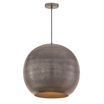 Maxim Lighting Aurelia 20" 1-Light Pendant - 120V - Pewter