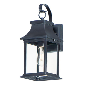 Maxim Lighting Vicksburg 1-Light Small Outdoor Wall Sconce - 120V - Black