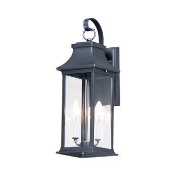 Maxim Lighting Vicksburg 2-Light Medium Outdoor Wall Sconce - 120V - Black