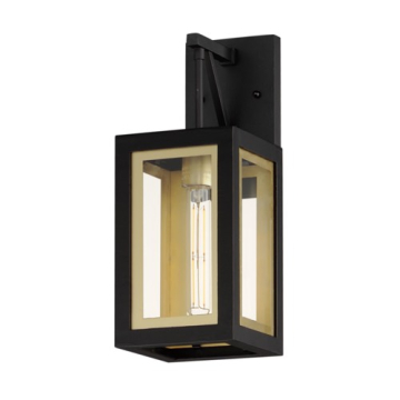 Maxim Lighting Neoclass 1-Light Outdoor Sconce - 120V - Black / Gold
