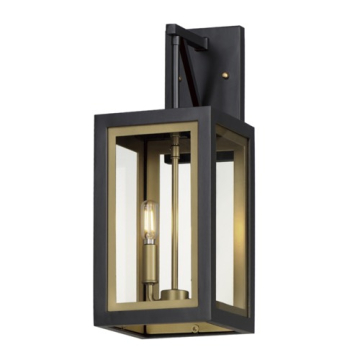 Maxim Lighting Neoclass 2-Light Outdoor Sconce - 120V - Black / Gold