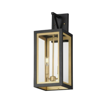 Maxim Lighting Neoclass 2-Light Outdoor Sconce - 120V - Black / Gold