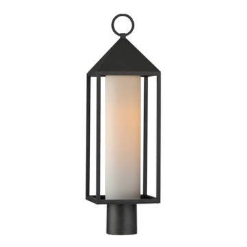 Maxim Lighting Aldous 1-Light Outdoor Post Mount - 120V - Black