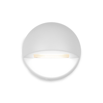 WAC Lighting LED Round Deck and Patio Light - 75 Lumens - 2.8W - 2700K - 12V - White