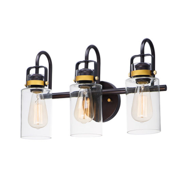 Maxim Lighting Magnolia 3-Light Bath Vanity Light - 120V - Bronze / Gold