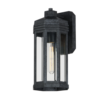 Maxim Lighting Wright 1-Light Outdoor Wall Sconce - 120V - Black Patina - Clear Glass