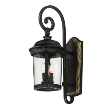 Maxim Lighting Dover Die Cast 3-Light Medium Outdoor Wall Lantern - 120V - Bronze