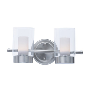Maxim Lighting Mod 2-Light LED Vanity Light - 3000K - 120V - Satin Nickel