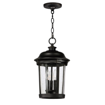 Maxim Lighting Dover Die Cast 3-Light Outdoor Hanging Lantern - 120V - Bronze