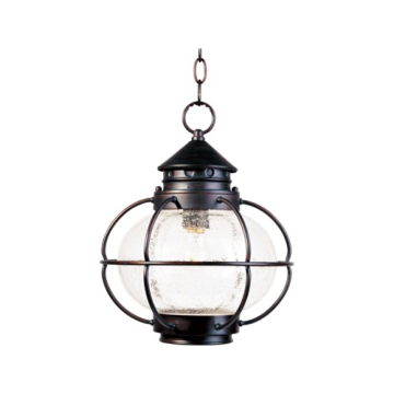 Maxim Lighting Portsmouth 1-Light Outdoor Hanging Lantern - 120V - Oil Rubbed Bronze