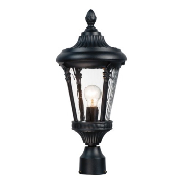 Maxim Lighting Sentry 1-Light Outdoor Pole/Post Mount - 120V - Black