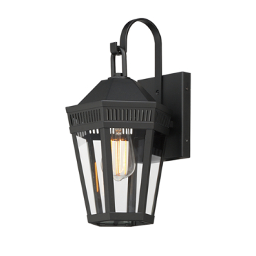 Maxim Lighting Oxford Outdoor 1-Light Wall Lantern - 120V - Black