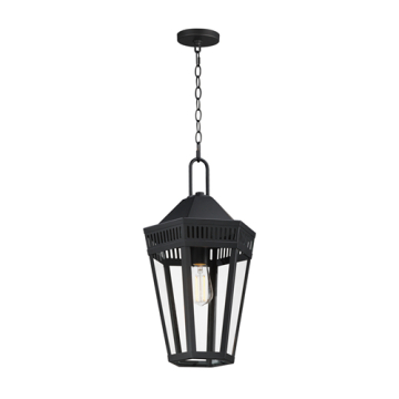 Maxim Lighting Oxford Outdoor 1-Light Pendant - 120V - Black