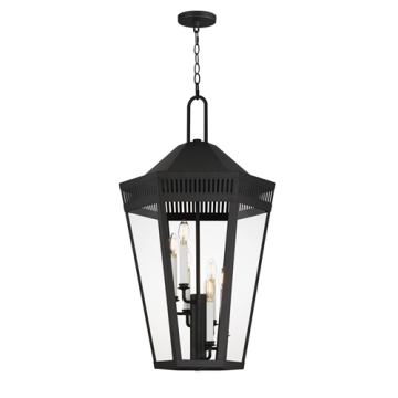Maxim Lighting Oxford Outdoor 6-Light Pendant - 120V - Black