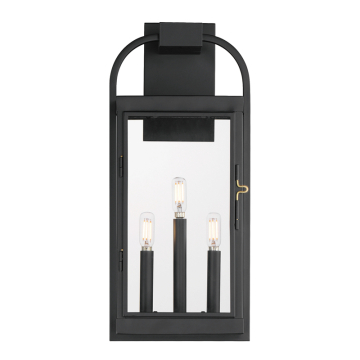 Maxim Lighting Bonham Large Outdoor Wall Sconce - 120V - Black