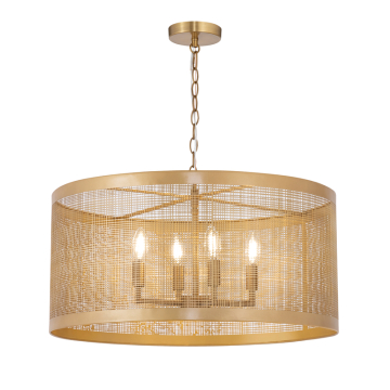 Maxim Lighting Hatcher 24" 4-Light Pendant - 120V - Gold