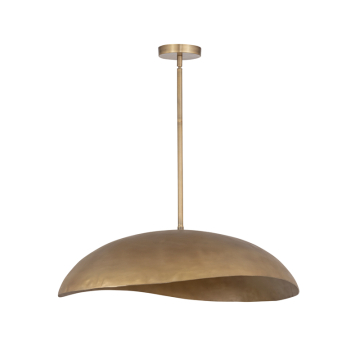 Maxim Lighting Denarii 24" Iron Pendant - 120V - Natural Gold