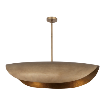 Maxim Lighting Denarii 42" Iron Linear Chandelier - 120V - Natural Gold