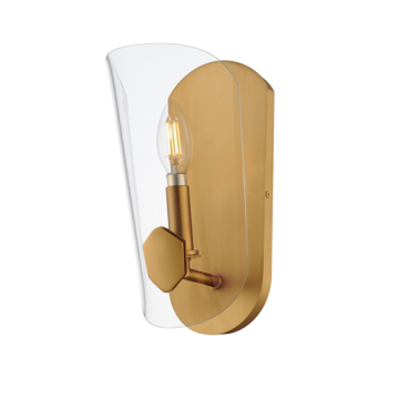 Maxim Lighting Armory 1-Light Wall Sconce - 120V - Natural Aged Brass