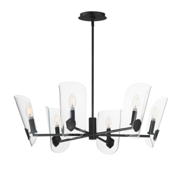 Maxim Lighting Armory 6-Light Chandelier - 120V - Black