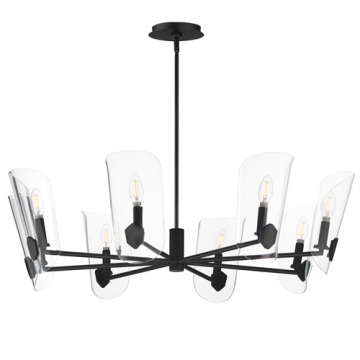 Maxim Lighting Armory 8-Light Chandelier - 120V - Black