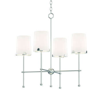 Maxim Lighting Huntington 4-Light Chandelier - 120V - Satin Nickel