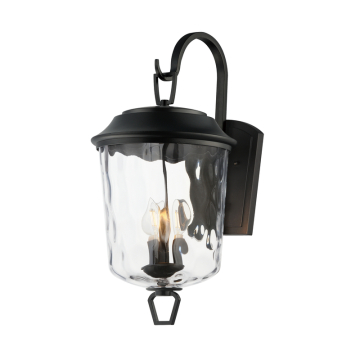 Maxim Lighting Prescott Large Wall Sconce - 120V - Dark Bronze - Water Glass
