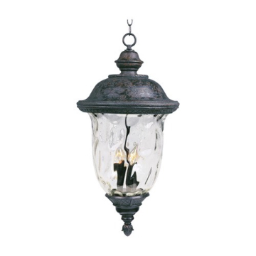 Maxim Lighting Carriage House Die Cast 3-Light Outdoor Hanging Lantern - 120V - Oriental Bronze