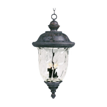 Maxim Lighting Carriage House Die Cast 3-Light Outdoor Hanging Lantern - 120V - Oriental Bronze