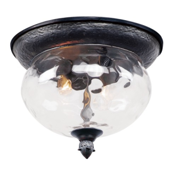 Maxim Lighting Carriage House Die Cast 2-Light Outdoor Ceiling Mount - 120V - Oriental Bronze
