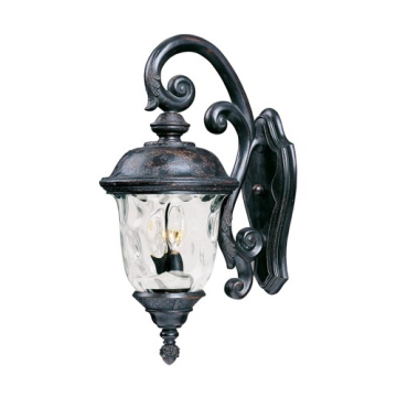 Maxim Lighting Carriage House Die Cast 3-Light Outdoor Wall Lantern - 120V - Oriental Bronze