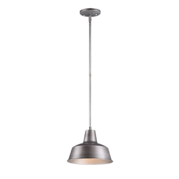 Maxim Lighting Pier M 1-Light Outdoor Pendant - 120V - Weathered Zinc