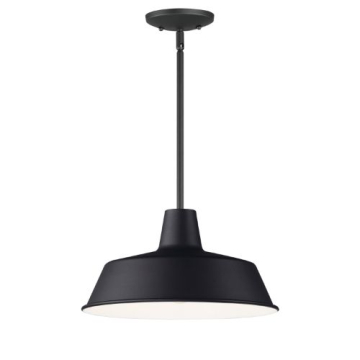 Maxim Lighting Pier M 1-Light Large Outdoor Pendant - 120V - Black
