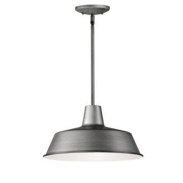 Maxim Lighting Pier M 1-Light Large Outdoor Pendant - 120V - Weathered Zinc
