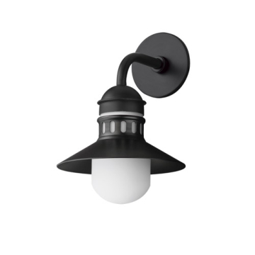 Maxim Lighting Admiralty 1-Light Outdoor Wall Sconce - 120V - Black