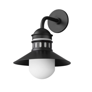 Maxim Lighting Admiralty 1-Light Medium Outdoor Wall Sconce - 120V - Black