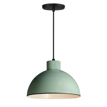 Maxim Lighting Rockport 12" 1-Light Pendant - 120V - Sage Green
