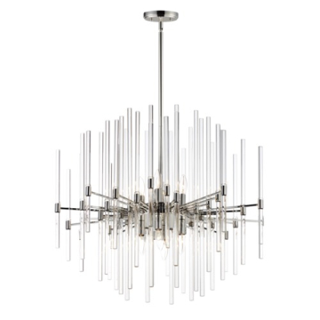 Maxim Lighting Divine 29" Chandelier - 120V - Polished Nickel