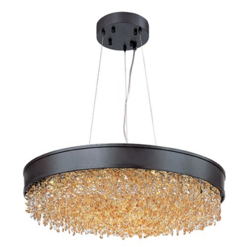 Maxim Lighting Mystic 24" Round LED Pendant - 3000K - 120V - Bronze