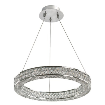 Maxim Lighting Eternity 20" LED Pendant - 3000K - 120V - Polished Chrome