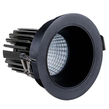 Westgate LRD 3" LED Winged Recessed Downlight - Open Trim - 7W - 2700K - 500 Lumens - 120V - Black