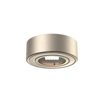 DALS Duo-Puck LED Puck Light - 2W - CCT Selectable - 12V - Satin Nickel