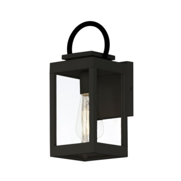 Maxim Lighting Nassau VX 1-Light Outdoor Wall Lantern - 120V - Black
