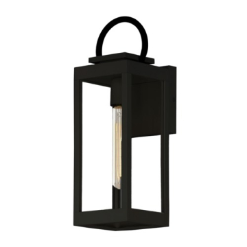 Maxim Lighting Nassau VX 1-Light Medium Outdoor Wall Lantern - 120V - Black