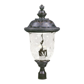 Maxim Lighting Carriage House VX 3-Light Outdoor Post Top Lantern - 120V - Oriental Bronze